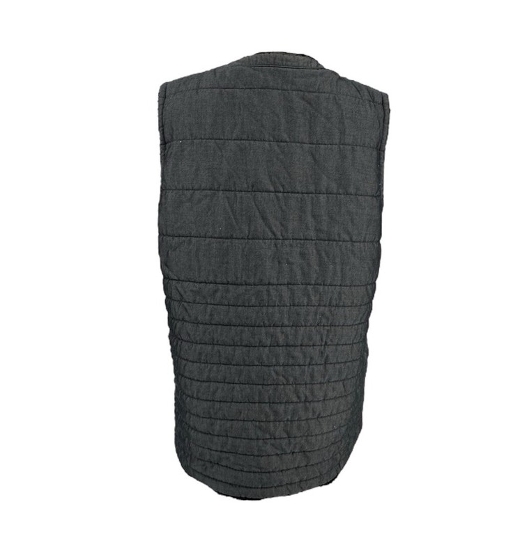 Lululemon Men Large Full ZIP Reversible Vest Jacket Quilted /Soft Fuzzy Long L47 gallery