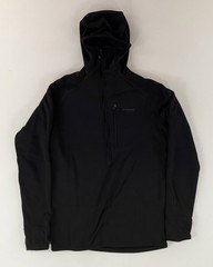Patagonia Shirt Regulator R1 1/4 Zip Pullover Hooded Thermal Black Mens S
