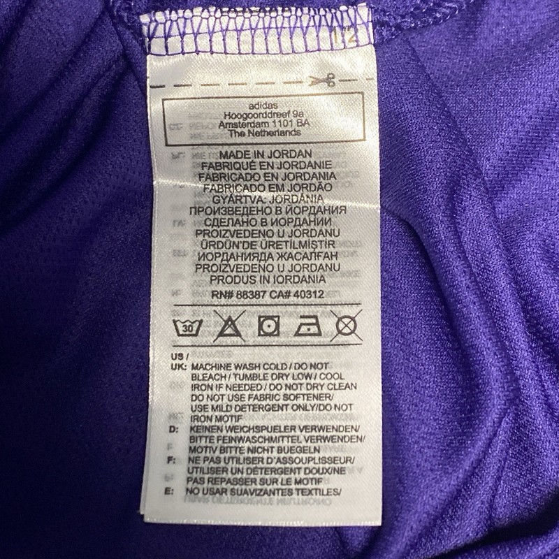 Adidas Aeroready Clima Tech Tee Mens Crew Neck Purple Short Sleeve Medium NWT gallery
