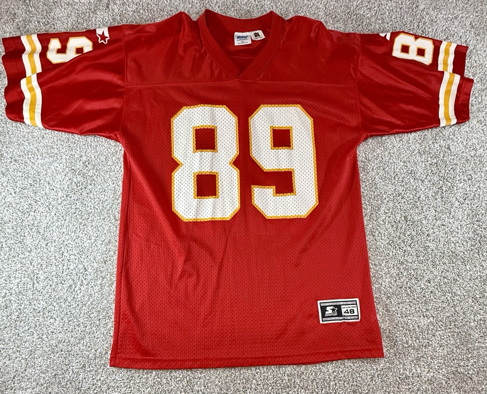 Starter Andre Rison Kansas City Chiefs Jersey 1990s Vintage #89 NFL 48 Large L gallery
