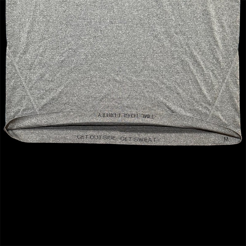 Lululemon Metal Vent Tech Athletic Performance Gray Mens Polo Shirt Size M gallery