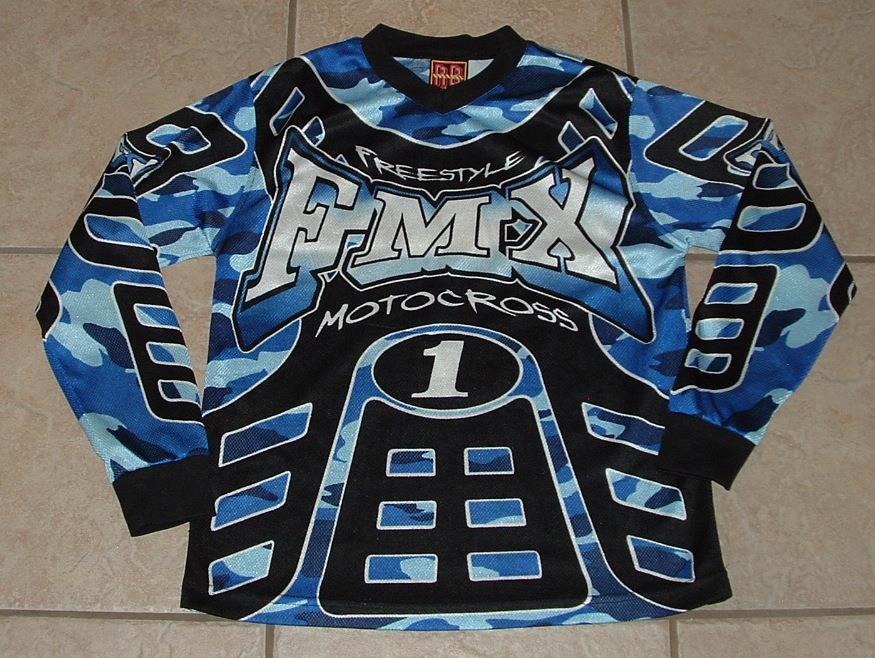 RUDE BOYZ Youth Sz Small FMX Freestyle Moto Cross Racing Style Long Sleeve Shirt