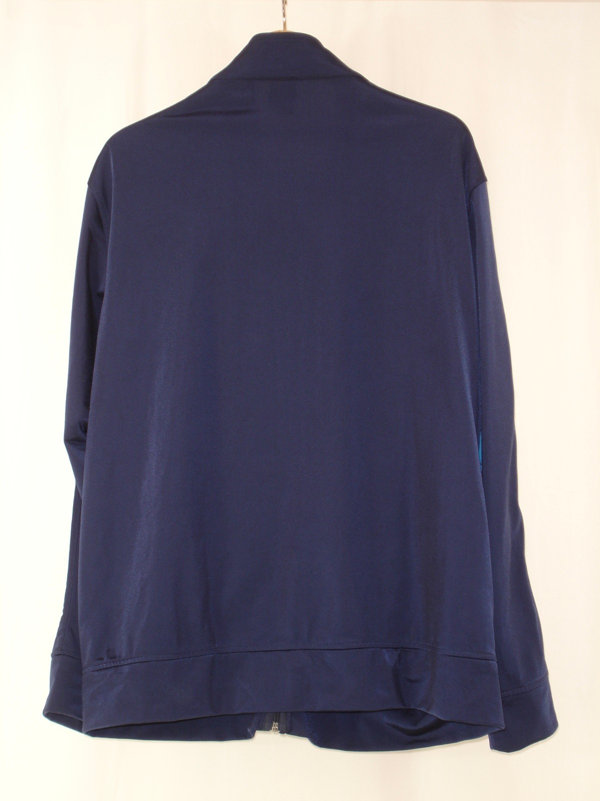 REEBOK MENS Size XXL DARK BLUE LIGHT BLUE STRIPE FULL ZIP TRACK TOP gallery