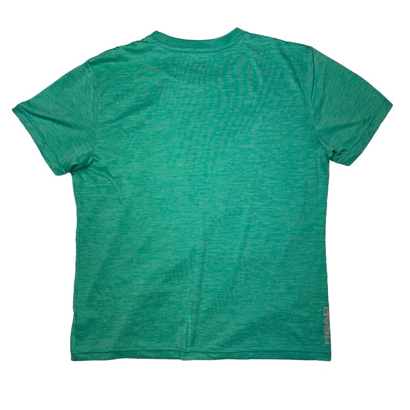 HEAD Men's Hypertek Crewneck Gym Tennis Workout Athletic Shirt Green L gallery