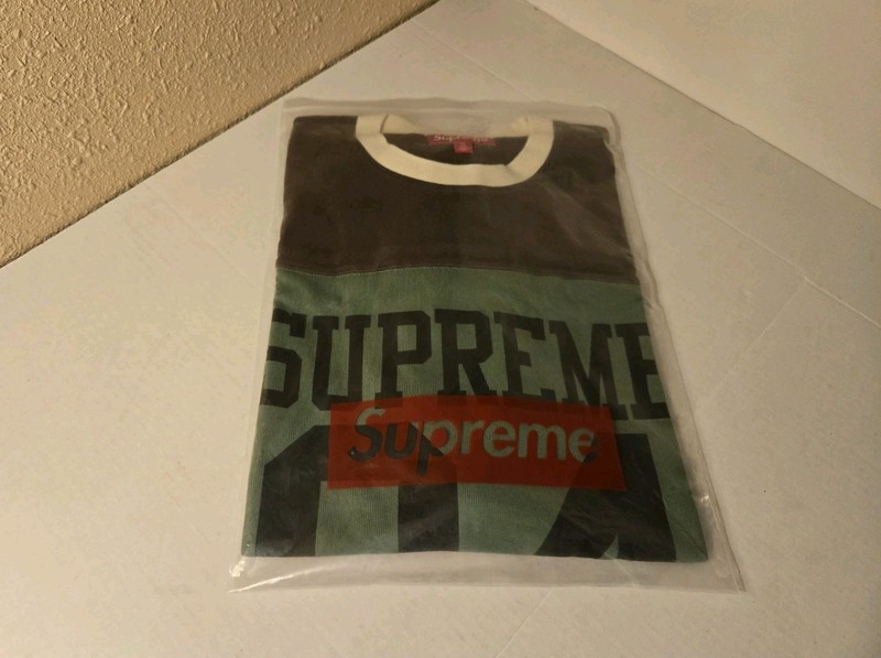 NWT Supreme New York Split S/S Football Top Green Size XL SS25 *FTP FUCT PALACE* gallery