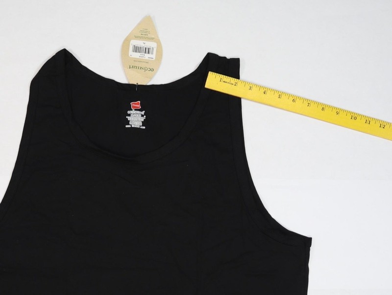 Hanes Shirt Mens XL Black EcoSmart Tank Top Sleeveless Athletic Gym Performance gallery
