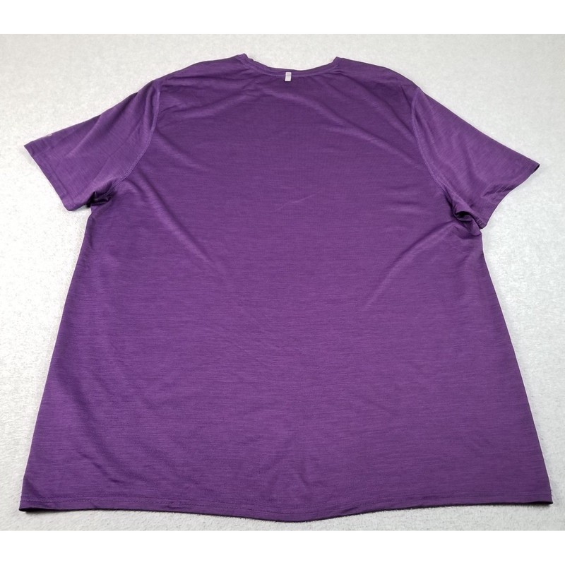 Russell T Shirt Mens 3XL XXXL Purple Dri-Power 360 Training Fit Active Tee Gym gallery