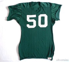 Fab Knit Vintage Football Jersey 1950’s Game Worn Athletic Durene *Distressed*