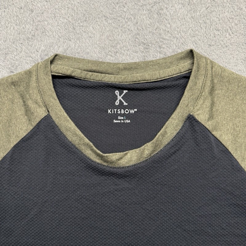 Kitsbow Superflow Cooling Shirt Men Large Mesh Cycling Jersey Tee Raglan Sleeve gallery