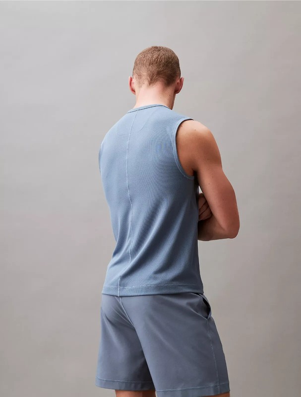 Calvin Klein men blue modern sport mesh tank top size M gallery