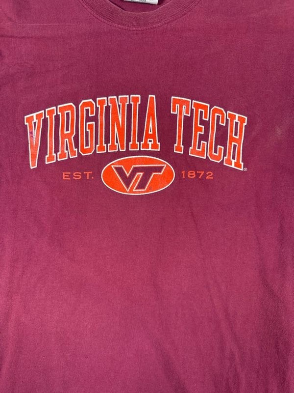 Classic Soffe T-Shirt Virginia Tech Graphic T-Shirt XL gallery