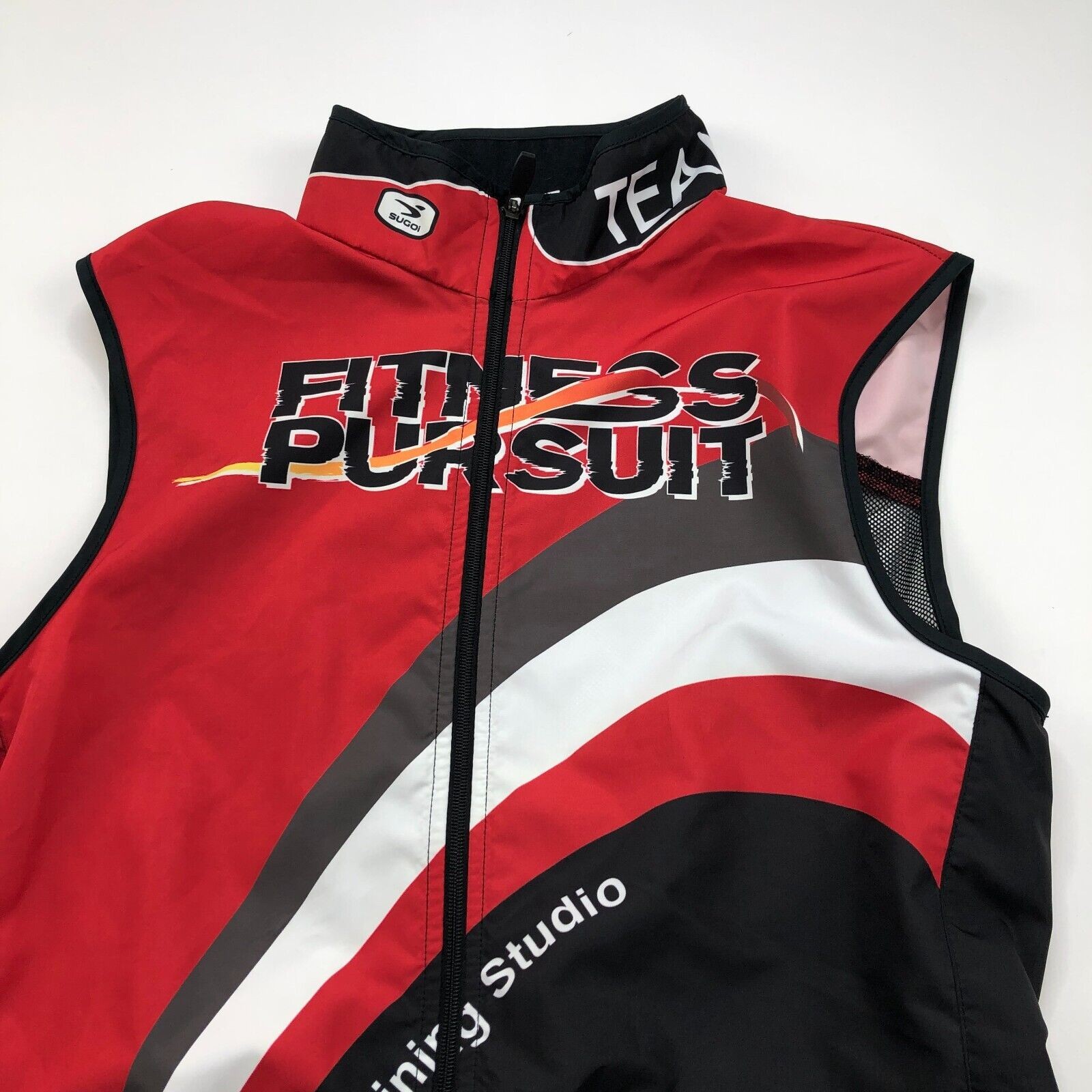 Sugoi Unisex Small 100% Polyester Sleeveless Mesh Jersey Cycling Iron Man Shirt gallery