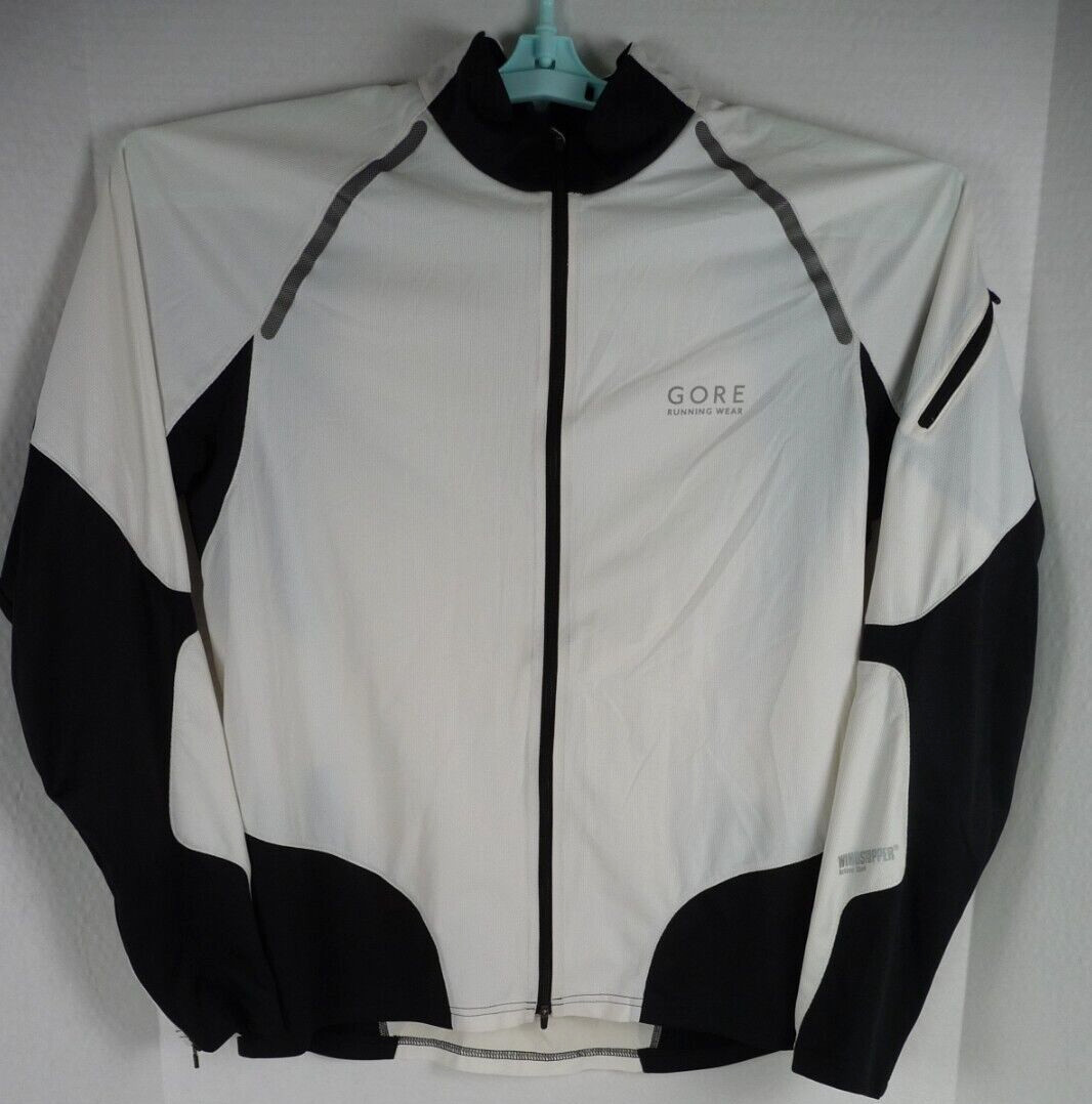 GORE Running Wear Jacket Mens L Windstopper Active Shell Full Zip Lightweight gallery