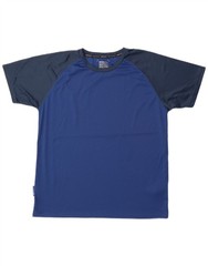 Mountain Warehouse Mens IsoCool T-Shirt Top XL Blue Colourblock Polyester CA12
