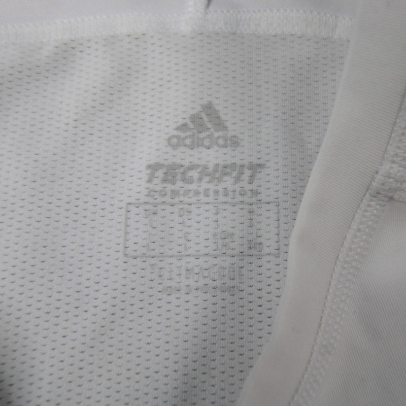 adidas Techfit Compression Top Men's White Used L gallery