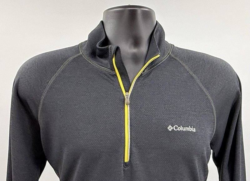 Columbia CharcoalGray Light Weight Running Shirt Omni-Shade Men’s Size Medium M gallery