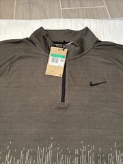 Nike Golf Tour RARE X-Large Dri-FIT ADV Zip Long Sleeve Dragon Green FD5833-325