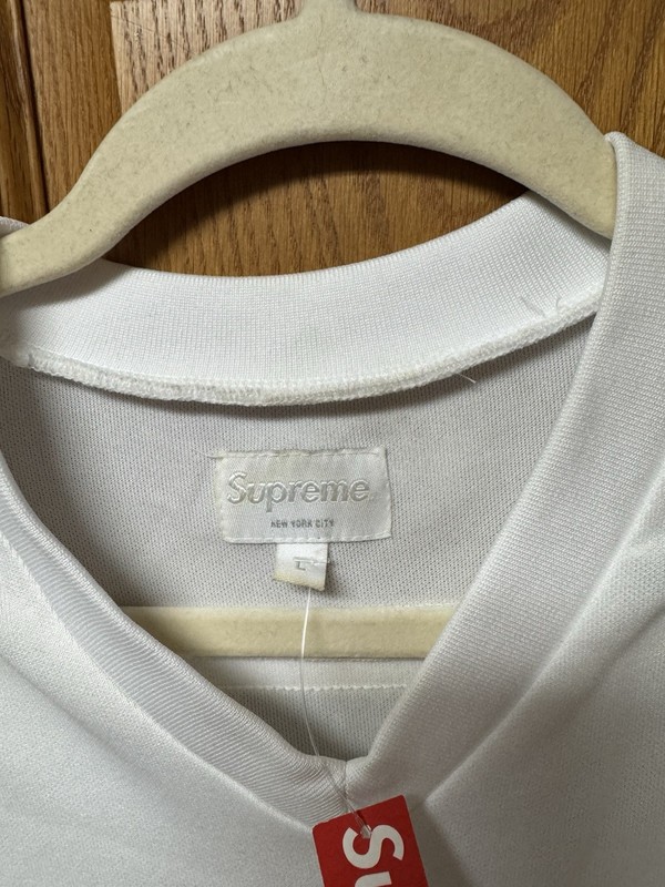 FW17 New Supreme Scarface Mens Hockey Jersey in White Montana Size L 83 Large gallery