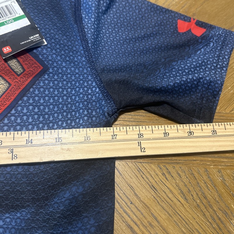 Under Armour Compression Shirt Mens Large Superman Henry Cavill Alter Ego Gym L gallery