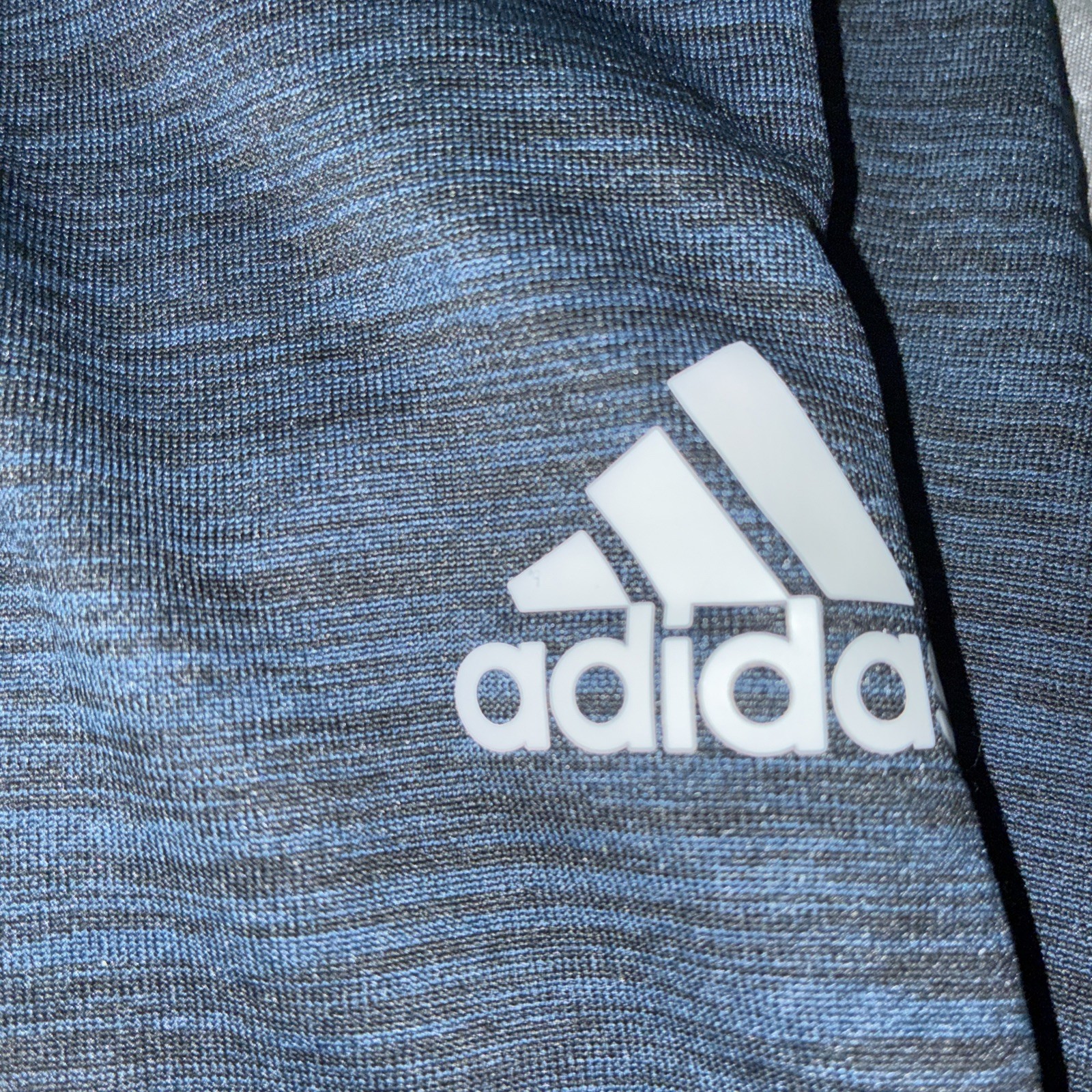Men's Adidas Tech Tee Space Dye Navy Short Sleeves Size 3xl gallery