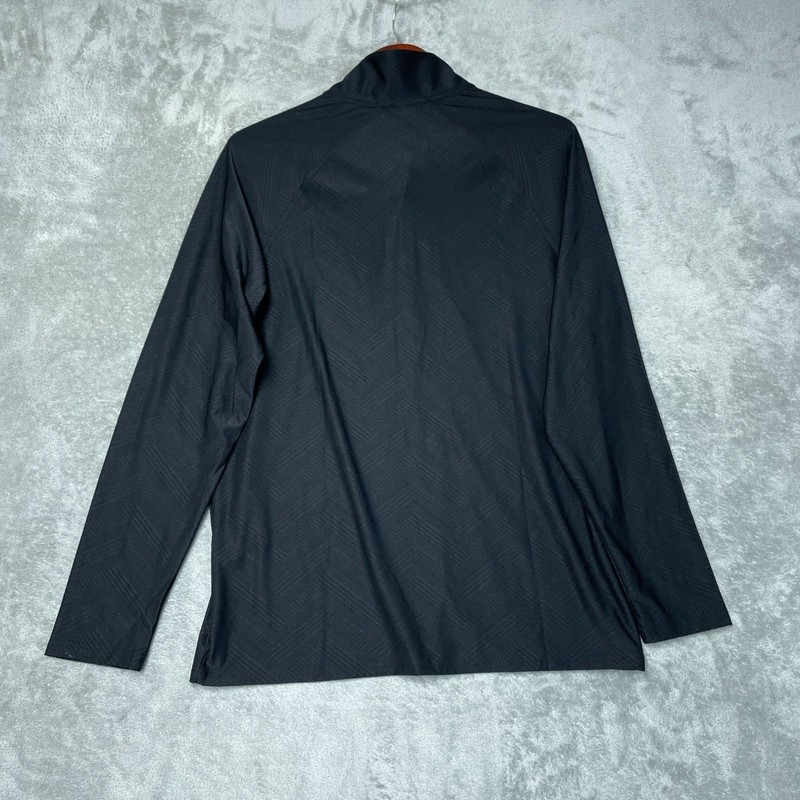 Gerry Men's S Black Long Sleeve Quick-Dry Stretch Pullover Active Shirt L1386 gallery