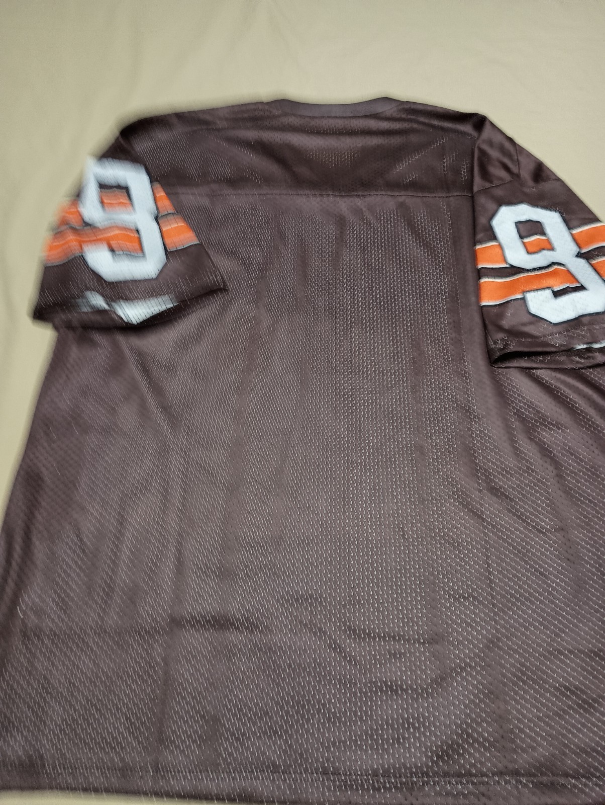 TISFEER Let Yourself Be Happy Brown Mesh Jersey Number 99. 100% Polyester Medium gallery
