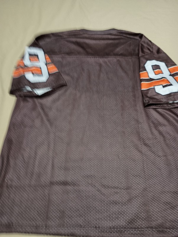 TISFEER Let Yourself Be Happy Brown Mesh Jersey Number 99. 100% Polyester Medium gallery