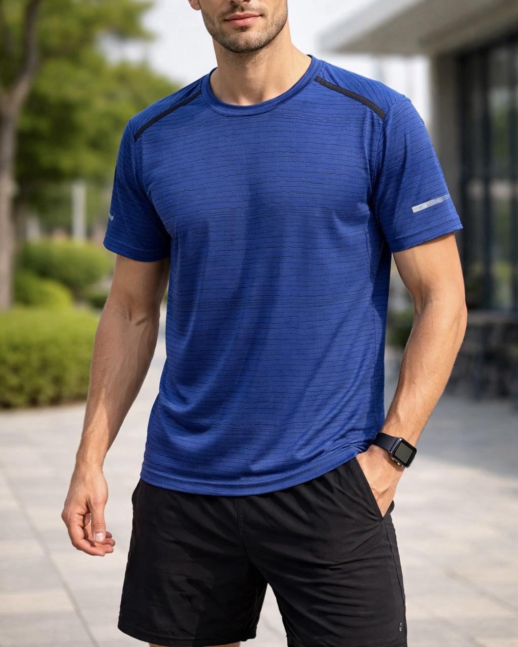 RBX XTRAIN DRI-FIT Performance T-Shirt. Men’s Size L. Royal Blue. EUC gallery