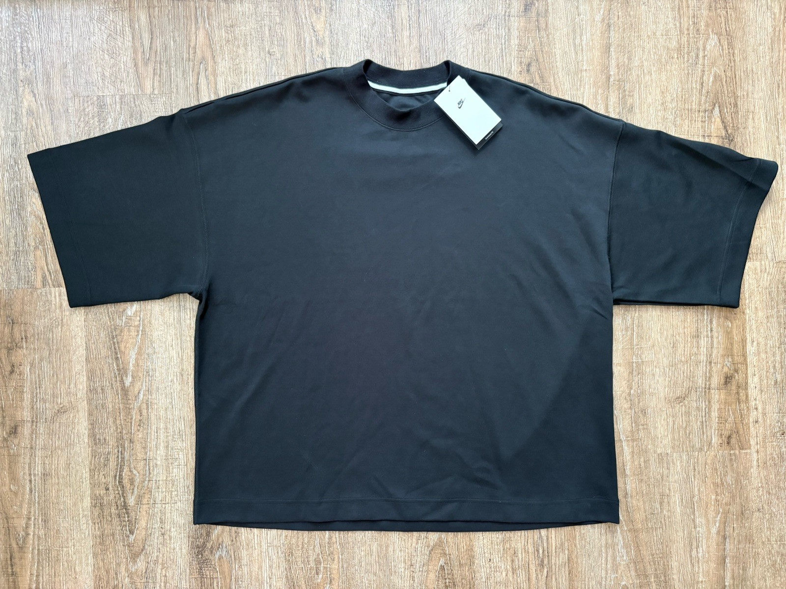 Nike Sportswear Tech Fleece Oversized Shirt Black Men’s Sz Large FZ7581-010 gallery