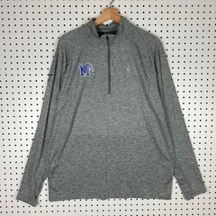 Nike 1 Cent Dri-Fit 1/2 Zip Pullover Large Memphis Tiger Grey Basketball Team PE