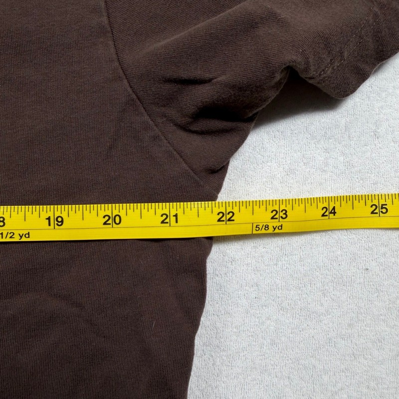 ONER ACTIVE Oversized T-Shirt Brown Unisex Boxy Crewneck Tee Best Fit Large gallery