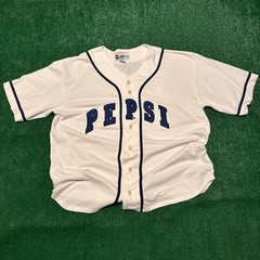 vintage 90s 1997 Pepsi MTV Generation Next embroidered logo baseball jersey XXL