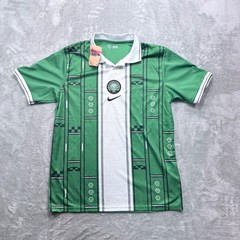 Nike Nigeria Soccer Jersey Mens 3XL Green White NFF Dri-FIT Short Sleeve Polo