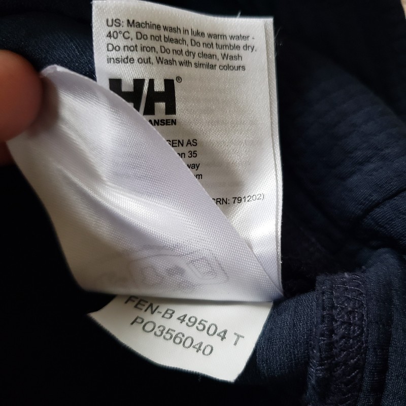 Helly Hansen Thermal Base Layer Size XL-2XL Mens Navy Blue Long Sleeve Ski Snow gallery