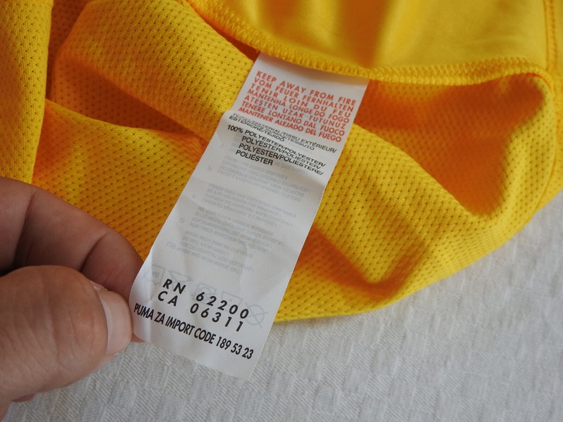 Nykøbing F. Håndboldklub Activewear Jersey Puma Yellow Shirt Handball Size S gallery