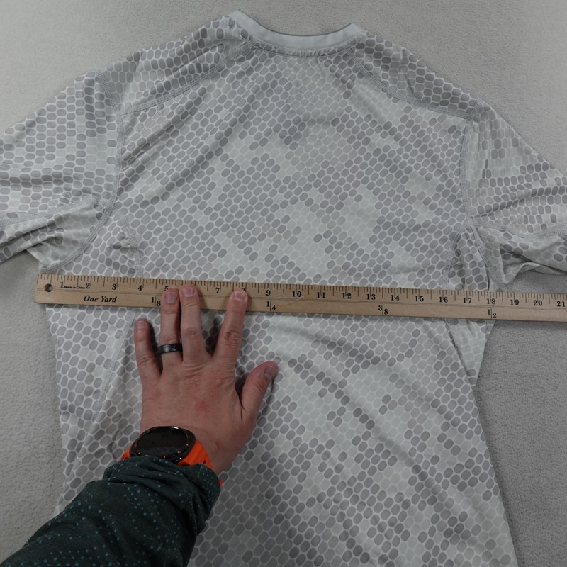 Nike Pro Combat Shirt Mens Small Gray Camo Fitted Compression Tee 435930 gallery