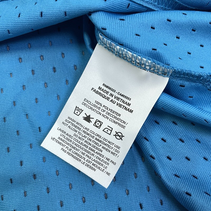 Nike Jordan Dri-FIT Sport Breakfast Club Jersey Mens S DZ0565 Blue Tie-Dye $55 gallery