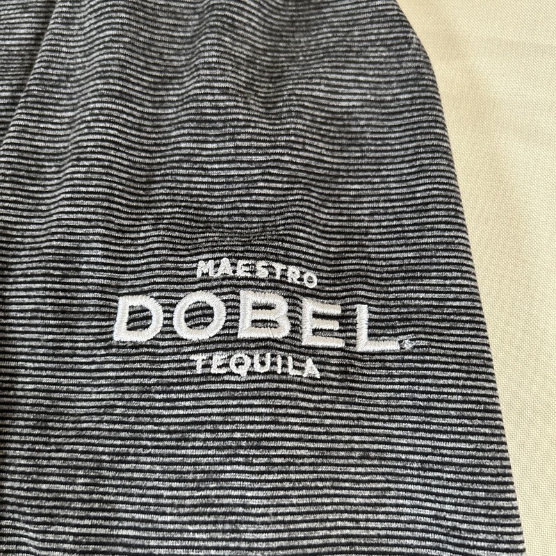 Johnnie-O Pullover Striped Medium Vaughn 1/4 Zip Long Sleeve, Blk/Gray Mock Neck gallery