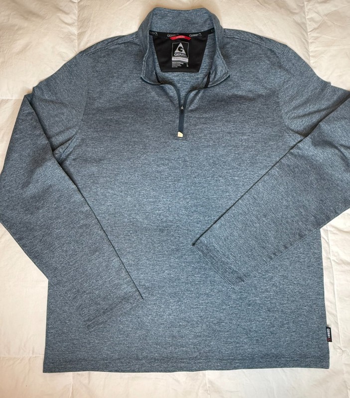 Gerry Men's Active 1/4 Zip Lightweight Layer, size L / G NWOT gallery