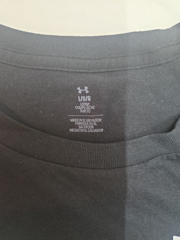 men's black Under Armour t-shirt size large gallery