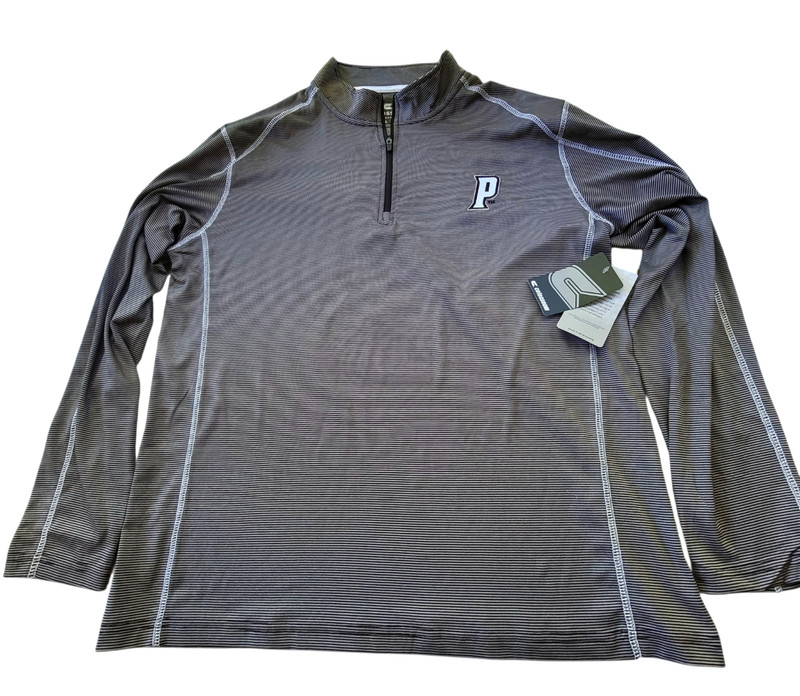 New with Tags Colosseum Purdue Boilermakers Quarter Zip Mens Sz Large Grey gallery