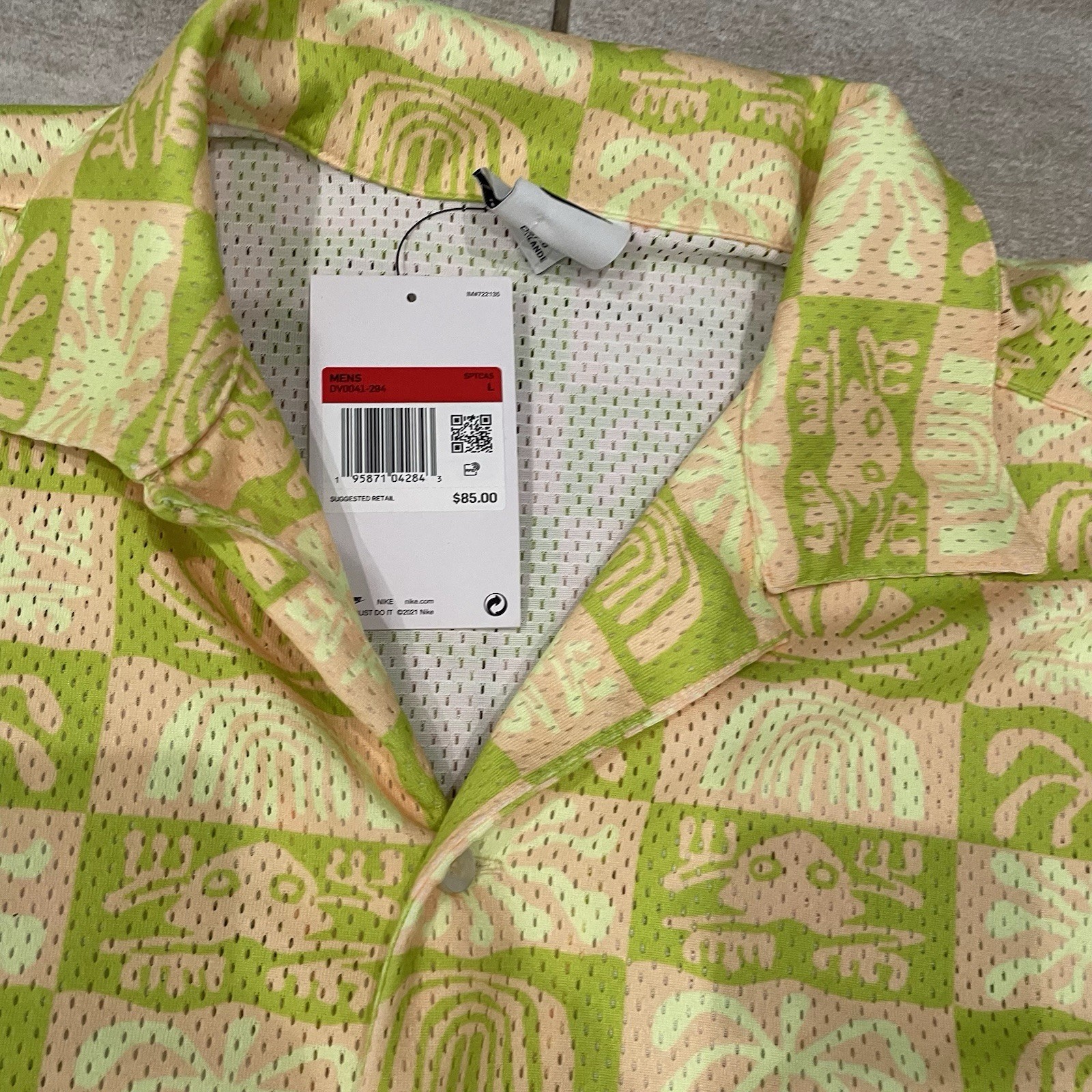 NEW NIKE DRI-FIT SPRING BUTTON-UP JERSEY (DV0041) SZ LARGE MENS! - 0377 gallery