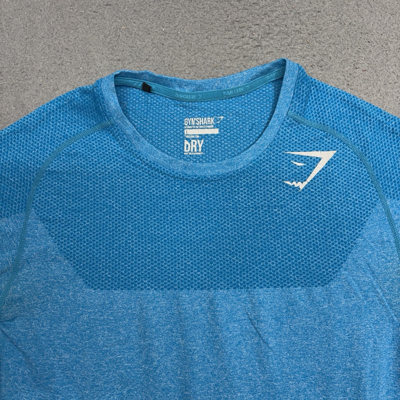 Gymshark Phantom Seamless T Shirt Mens Large Blue OG Short Sleeve David Laid gallery