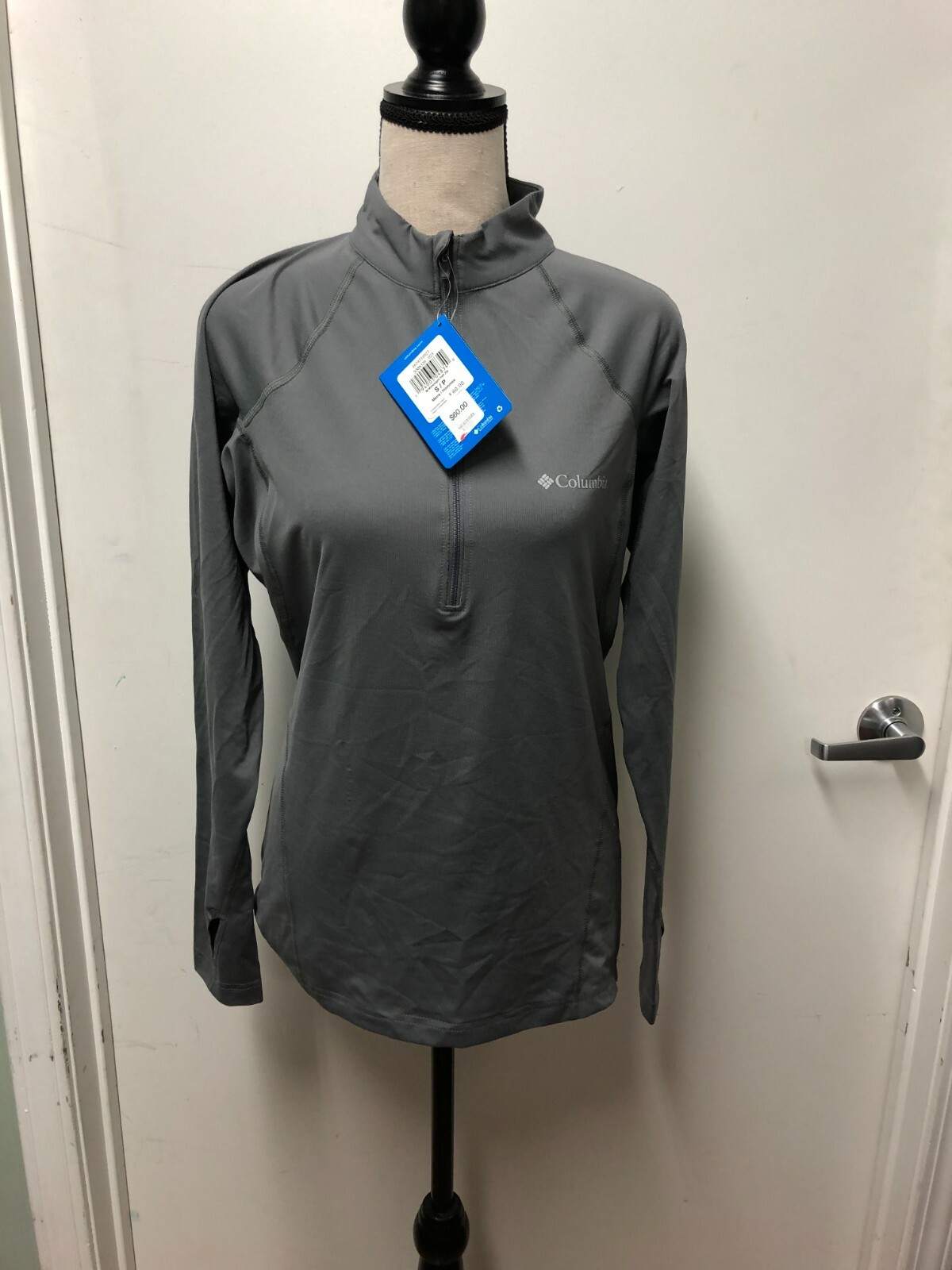 columbia Men's Omni-Heat Midweight Gray Long Sleeve Zip Up Base Layer 1674731023 gallery