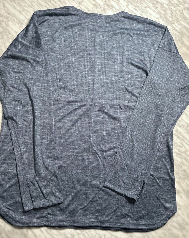 Nike YOGA Dri-Fit Long Sleeve Mens XL Thunder Blue Knit Stretch FB7775-437 NEW gallery