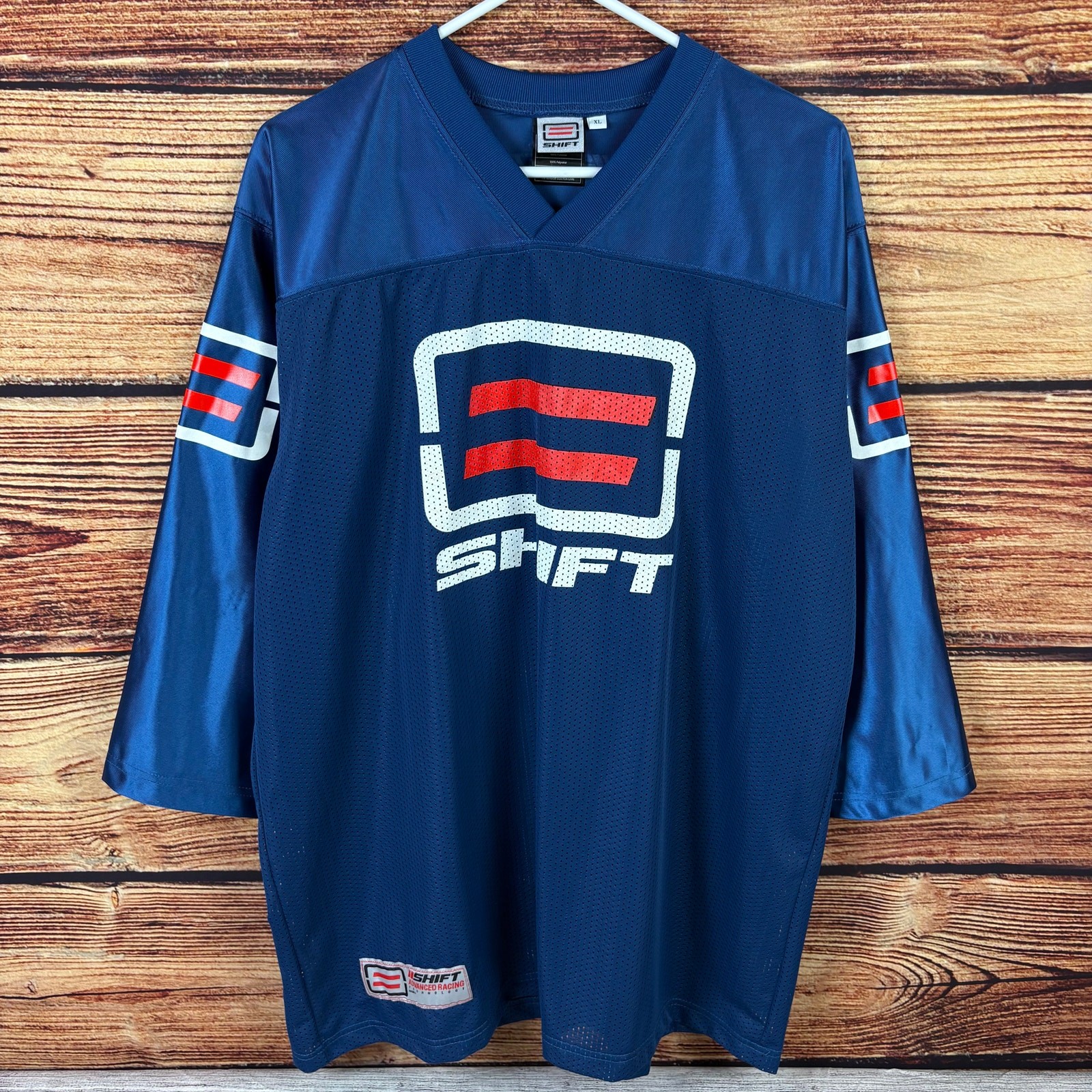 Vintage Shift MX Racing Blue Jersey size Men's XL Dirt Bike BMX gallery