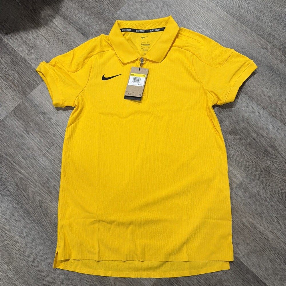 Nike Tennis Nike Court 1/4 Zip Polo HQ0792-728 Men’s Small
