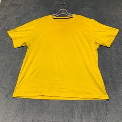 Reebok T Shirt Men XL Mustard Yellow Performance Athletic Active Fitness Workout