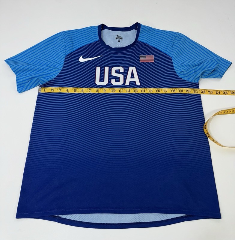 Nike Team USA 2016 Rio Olympics Throw Top Shirt Track and Field Jersey Men’s M gallery