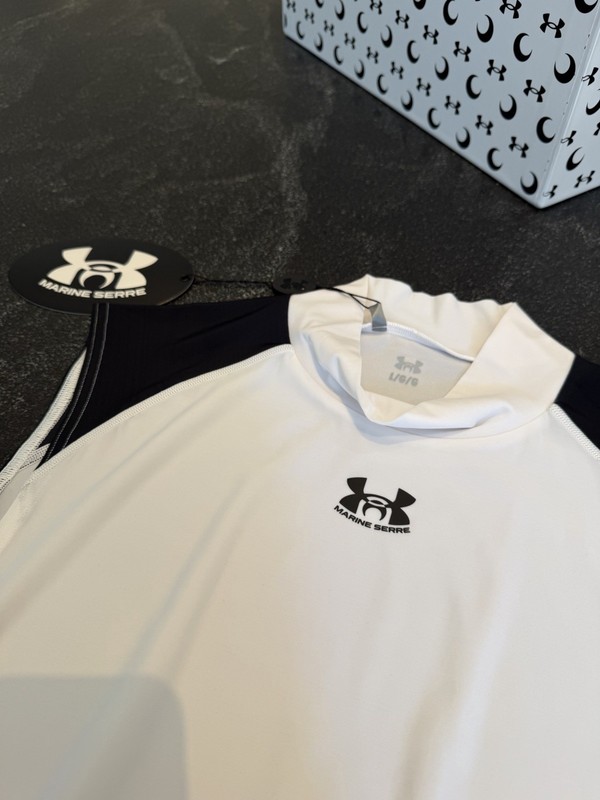 Men’s Under Armour X Marine Serre Sleeveless Mock Neck Heatgear Shirt gallery